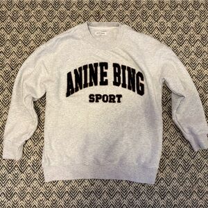 ANINE BING Tyler Sweatshirt Heather Grey- M